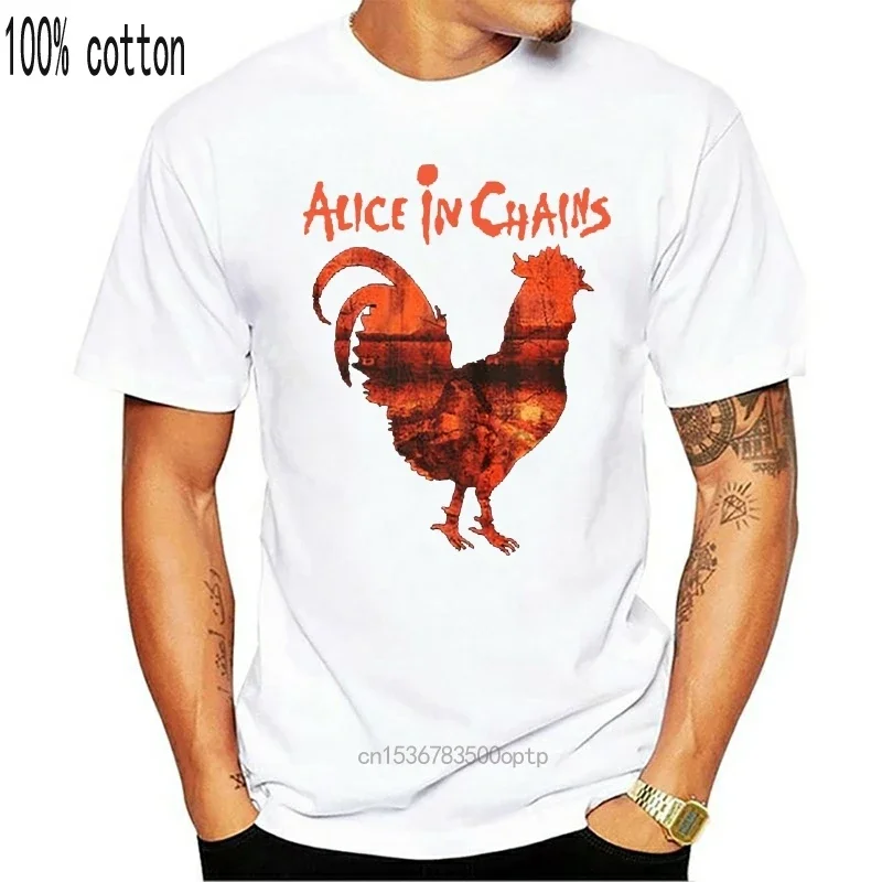 Alice in Chains Rooster Layne Staley Rock Band Logo New T-shirt Unisex High Quality 100%Cotton Short Sleeve