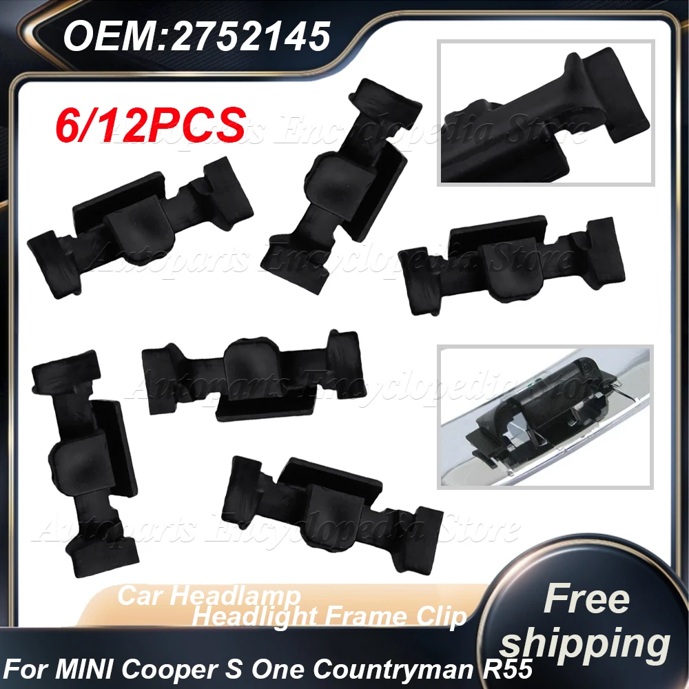 Car Headlamp Headlight Frame Clip Fastener 2752145 For MINI Cooper S One Countryman R55 R56 R60 F54 F55 F56 F60 Car Accessories