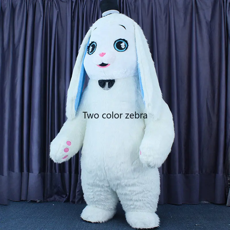 2m Lopunny Inflatable Doll Long Eared Rabbit12 Zodiac Mascot Set Animal Character Party Event Inflatable Clothing