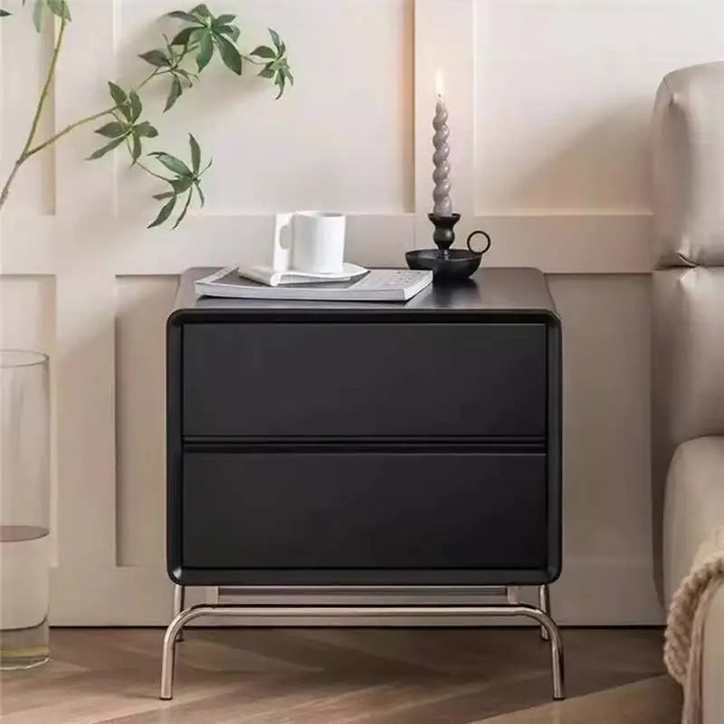 

Nordic Classic Nightstand Modern Premium Minimalist Organizer Nightstand Drawers Storage Mesa De Cabeceira Bedroom Furniture