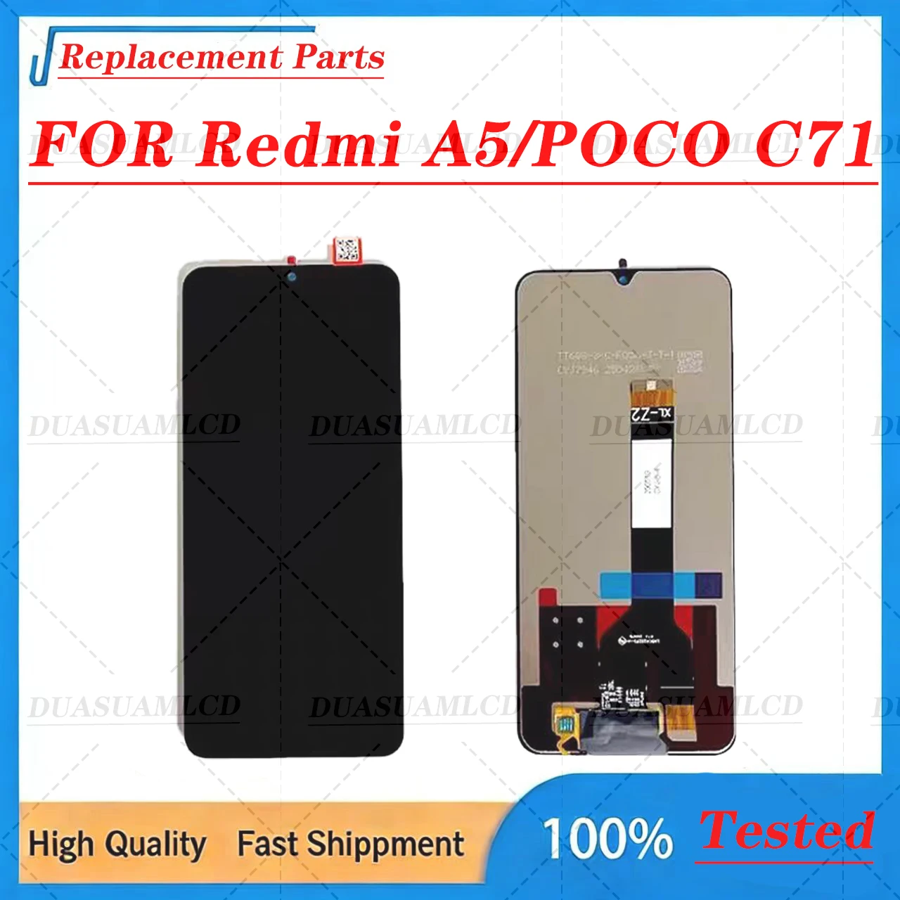 For POCO C71 Redmi A5 4G LCD Screen Replacement 250280RN03Y High Brightness TFT Display Smartphone screen repair