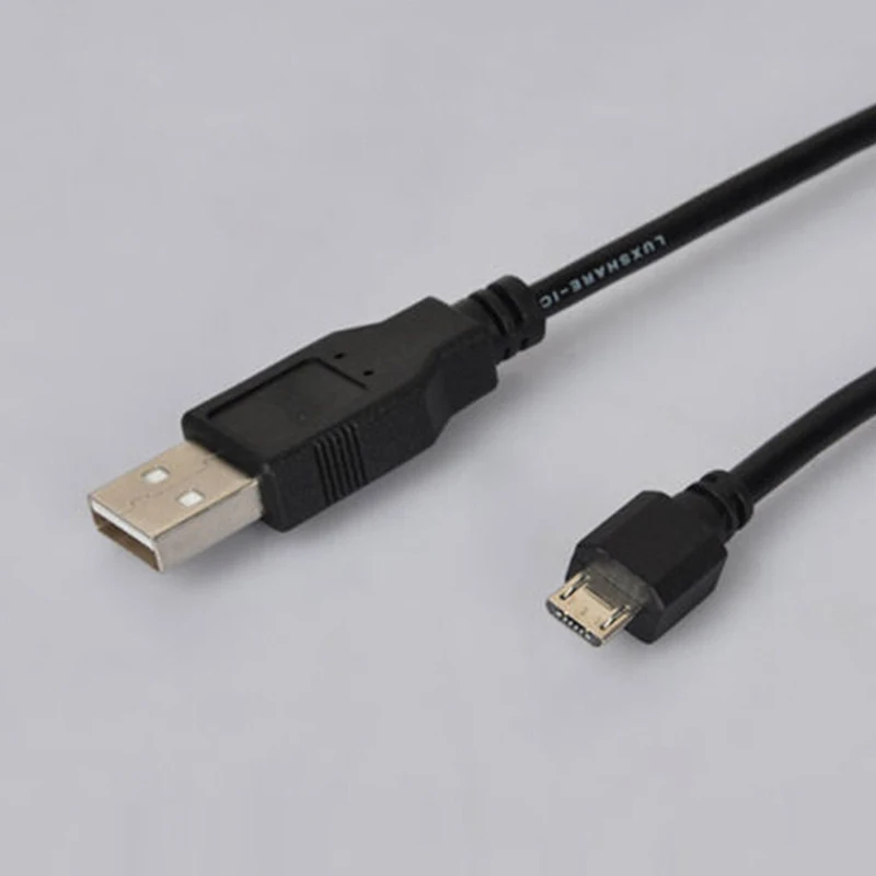 Black Micro Usb Charging Data Cable Cord For Playstation 4 Ps4 Controller