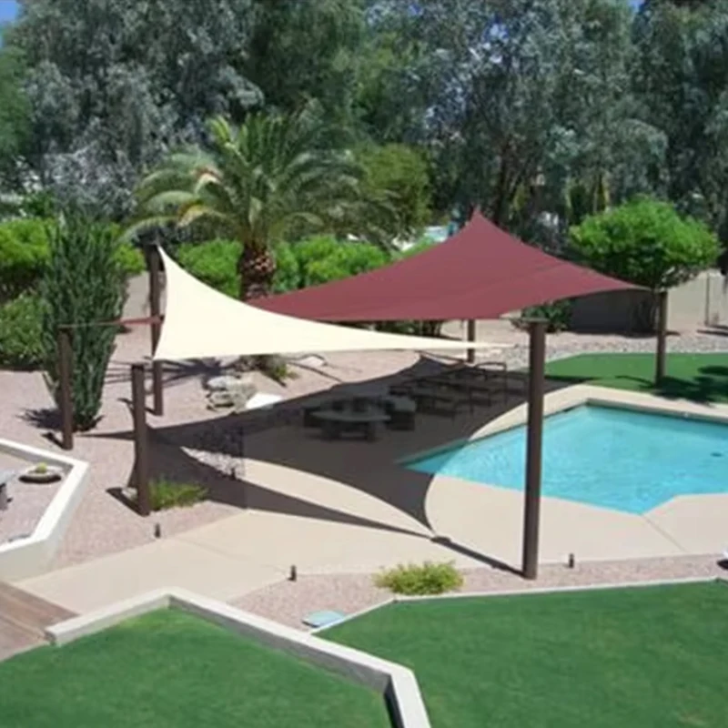 Outdoor Swimming Pool Shade Awnings Long Service Life Design