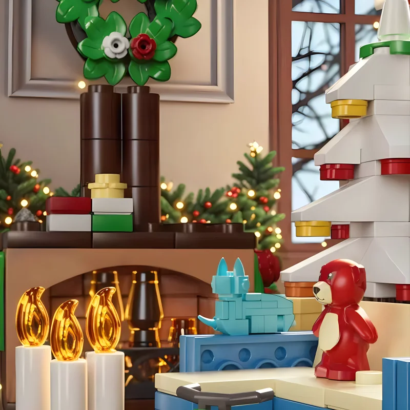 Schimmel König 10164 10165 Weihnachten Baustein Moc der Weihnachten Advents kalender Modell Montage Ziegel Spielzeug Kinder Weihnachts geschenke