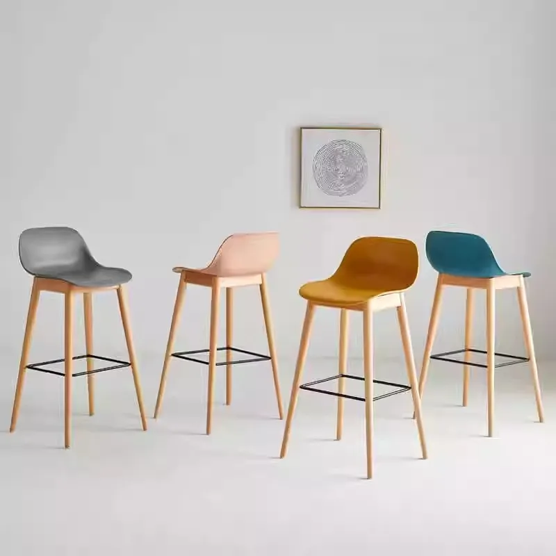 

Island Reception High Chairs Counter Designer Fashion Party Backrest Bar Chairs Relaxing Adults Lounge Sillas De Bar Furniture