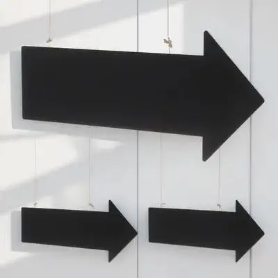 

3pcs Wooden Indicator Diy Hanging Signs For Cafe Bar Pub Wedding Decor Arrow Plate Wooden Poster Wood Direction Sign