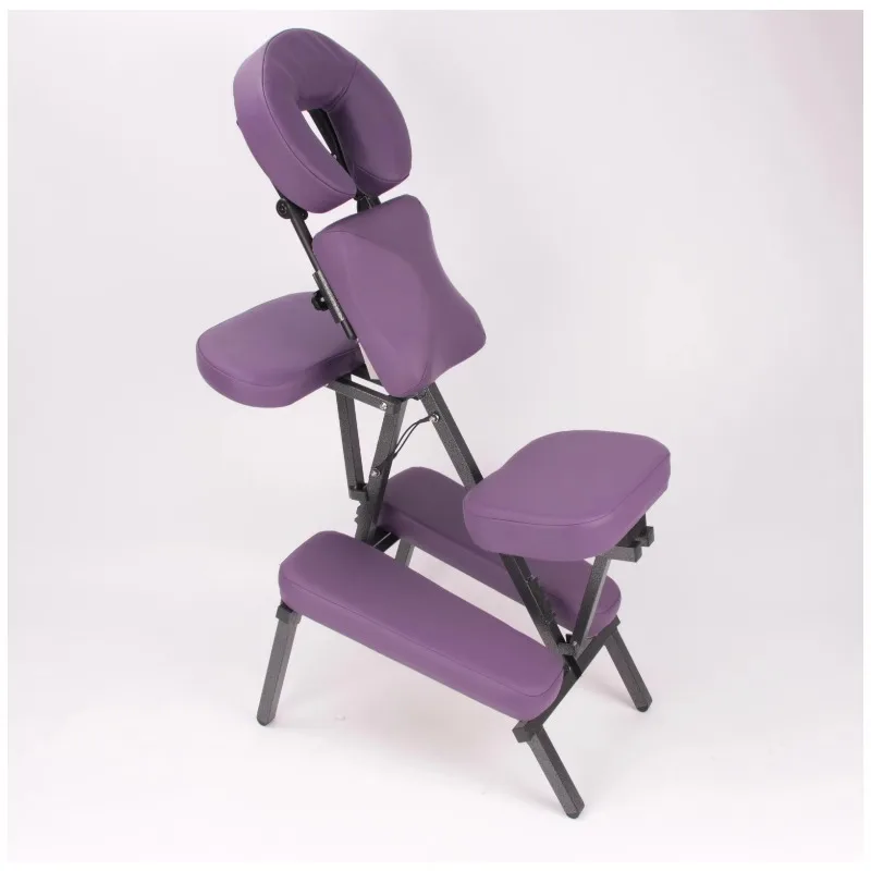 Iron Frame Massage Equipment Portable Folding Massage Chair Adjustable Beauty Tattoo Chair