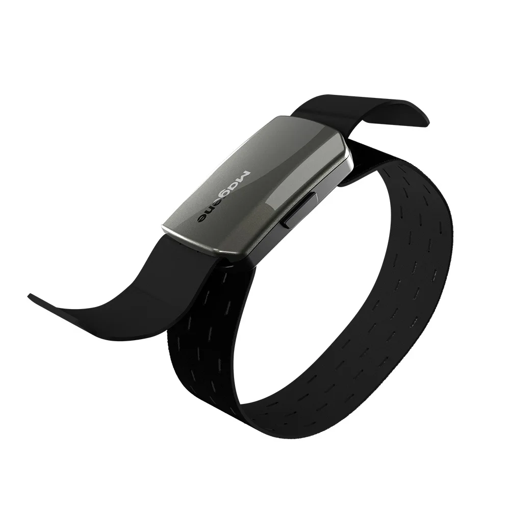 Magene H803 Heart Rate Armband Monitor Dual Mode Bluetooth ANT+ Sensor Wrist Strap Fitness Heartbeat Tracker For Garmin Bryton