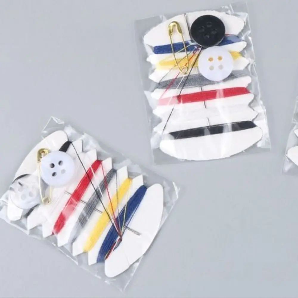 Button Pin Small Needle Thread Household Tools Sewing Bag for Needlework Portable Mini Sewing Kit