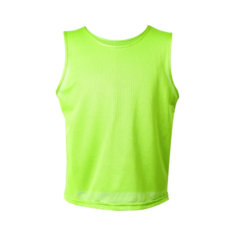 Chaleco de entrenamiento de fútbol para adultos y niños, camisetas de fútbol, camisetas de práctica de Scrimmage, chaleco deportivo, transpirable,