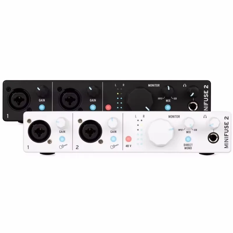 ARTURIA MiniFuse 2 portable USB-C audio interface 2 in / 2 out for guitar recording,broadcasting and Live multitrack performance