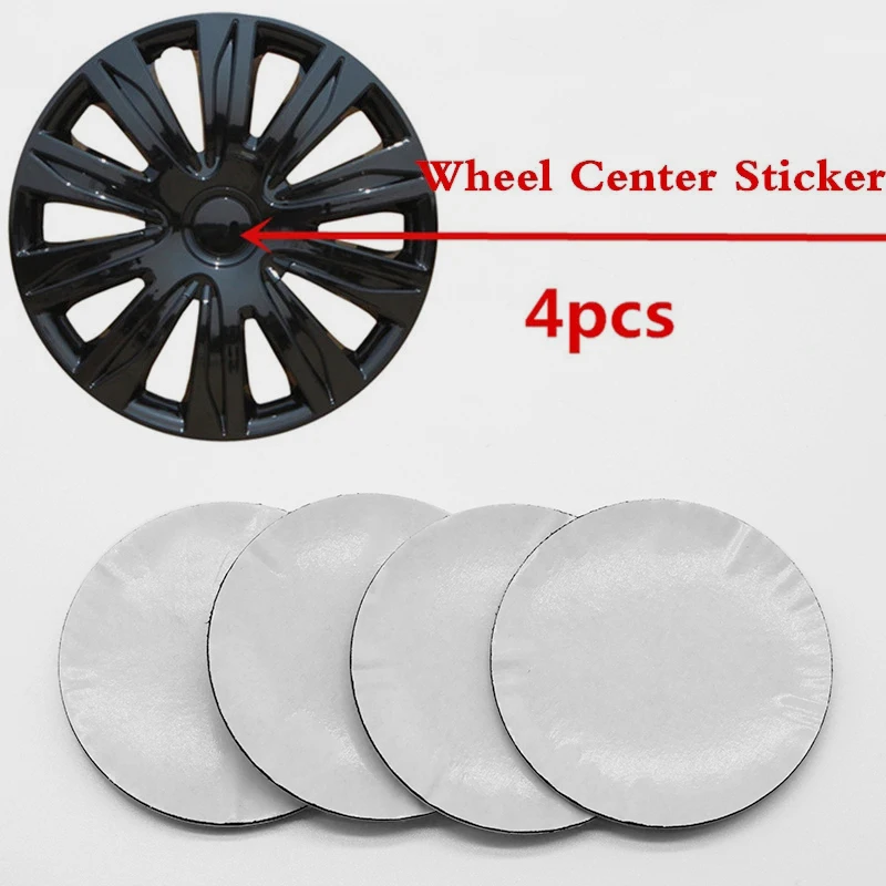 For VVV Centre Hub Cap Emblem Sticker Car Wheel Center Stickers 56mm 60mm 65mm 70mm 75mm 80mm 90mm 120mm VW 45mm Steering Wheel