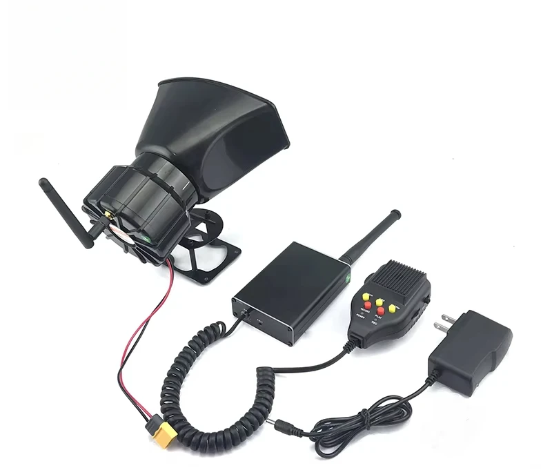 Dro Ne Megaphon Highlight Patrol Searchlight Luftaufnahmen Drahtloses Megaphon D JI Call System