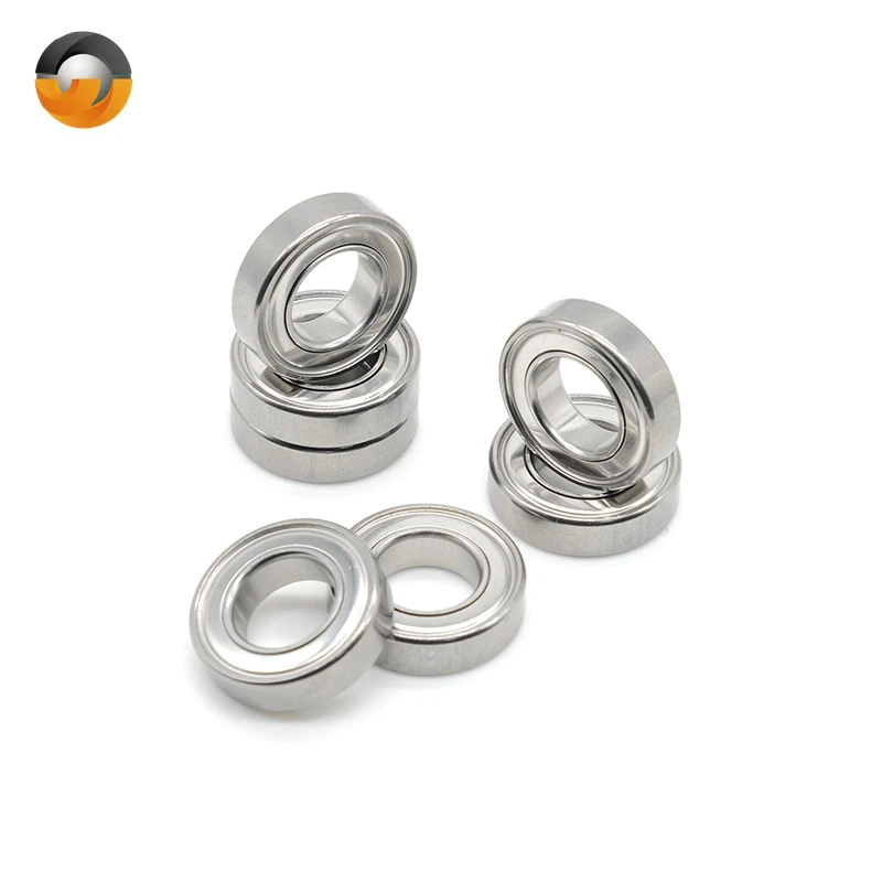 

4PCS Stainless Steel S6800ZZ Bearing ABEC-7 10*19*5 mm S6800Z S6800 Z ZZ Ball Bearings SUS304