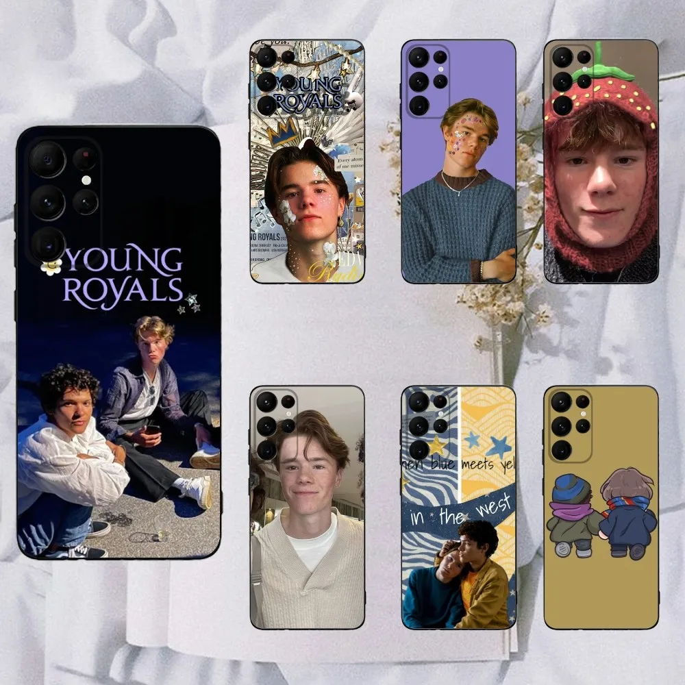 Y-Young R-Royals Wilhelm Phone Case For Samsung Galaxy A20,A21s,A22,A31,A32,A52,A53,A72,73,A80,A91 Soft Black Cover