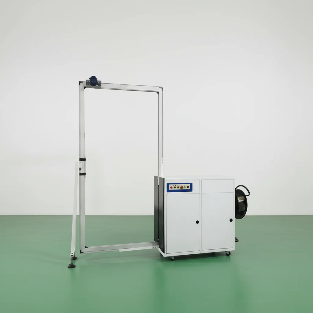 Automatic PP/PET carton strapping and packing machine with side sealing for sale