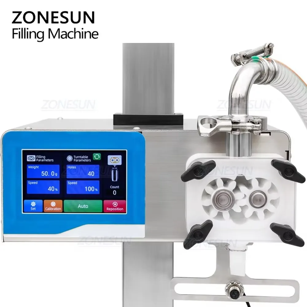 Desktop Full Electric Rotary Gear Pump Automatic Bottle Filling Machine for Tomato Peanut Butter Honey Sauce Paste