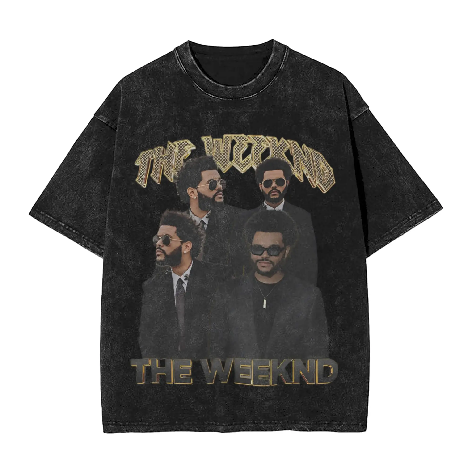 The Weeknds After Hours til Dawn Stadium Tour 2026  Merch Washed T Shirts for Men Women Streetwear Hip Hop T-Shirt