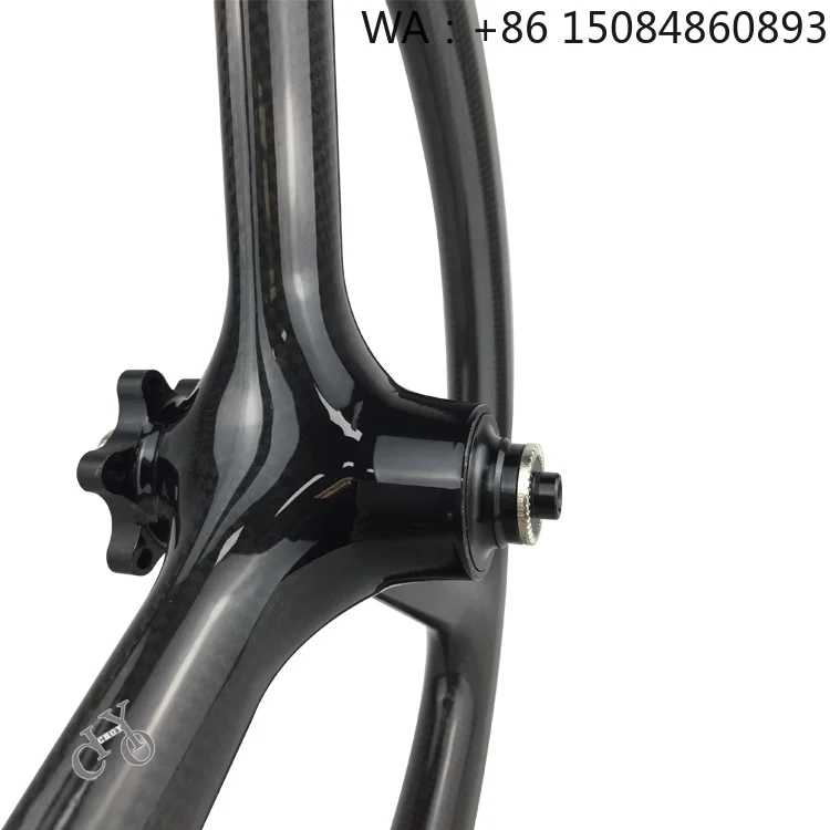 

16 Inch 3-Speed Carbon Folding Wheels, 38mm depth carbon rim, 14/21 holes clincher rim brake portable bike wheel parts