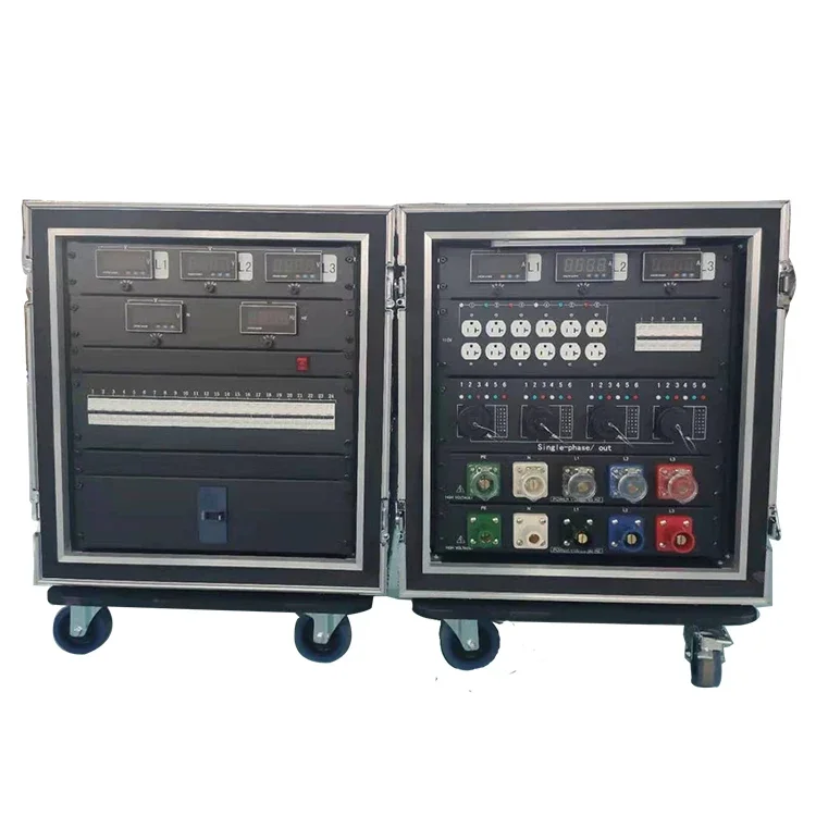 Simple Design & Elegant Looking 30 Channels 200 Amp Power Distribution Box For Event Stage