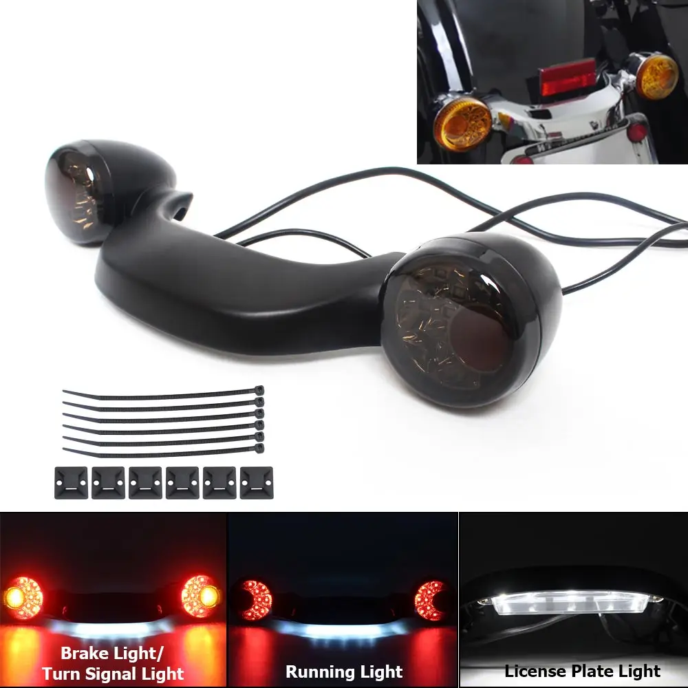 

Комплект поворотников с простой установкой, подходит для Harley Touring Street Glide, Road Glide, Road King Special, Electra Glide Standard 2010 года и новее.