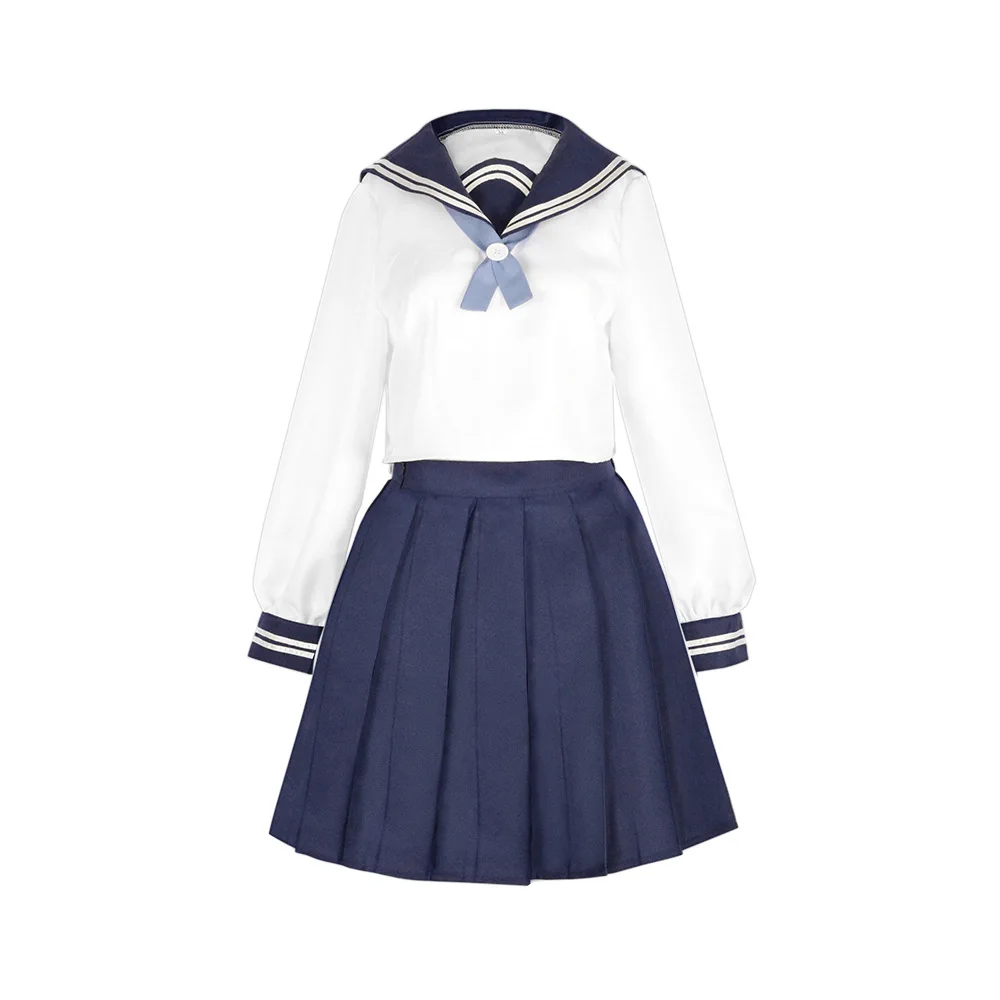 Spell Back To War Riko Cosplay Costume Women's 2D Comic-Con Cosplay College Style Girls Skirt Sailor Suit