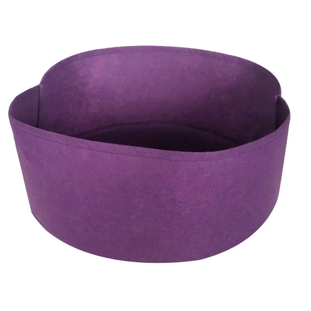 

2pcs 50X20Cm Felt Planting Bags Thickened Reusable Fabric Grow Pouches For Indoor Outdoor Garden Use Breathable Durable Moveable