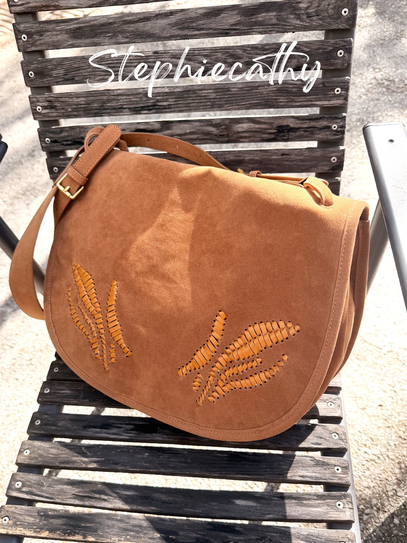 

SC Women's Shoulder Bag Retro Boho Faux Suede Fabric Flap Cover Saddle Handbag Cross body Purse Casual Daily Versatile Travel