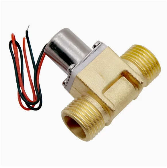 1pc 1/2 Inch Brass Pneumatic Solenoid Valve For Bathroom Faucet Toilet DN15 Plumbing Systems Accessories