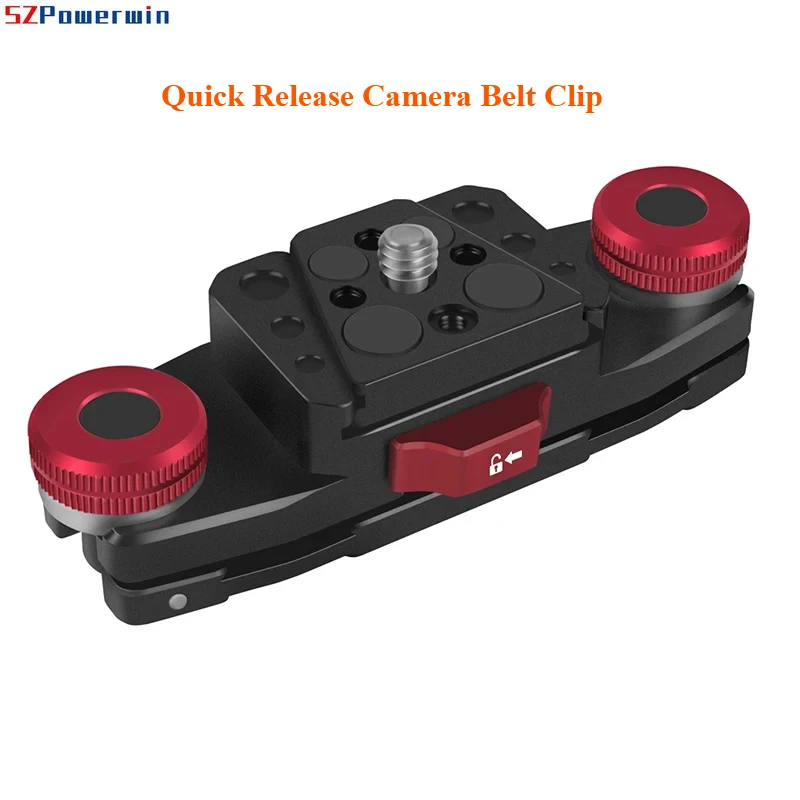 

Versatile Quick Release Camera Mounting Kit Camera Waist Belt Clip Slide V Plate SLR Stable Clamp Shoulder Strap Backpack Holder
