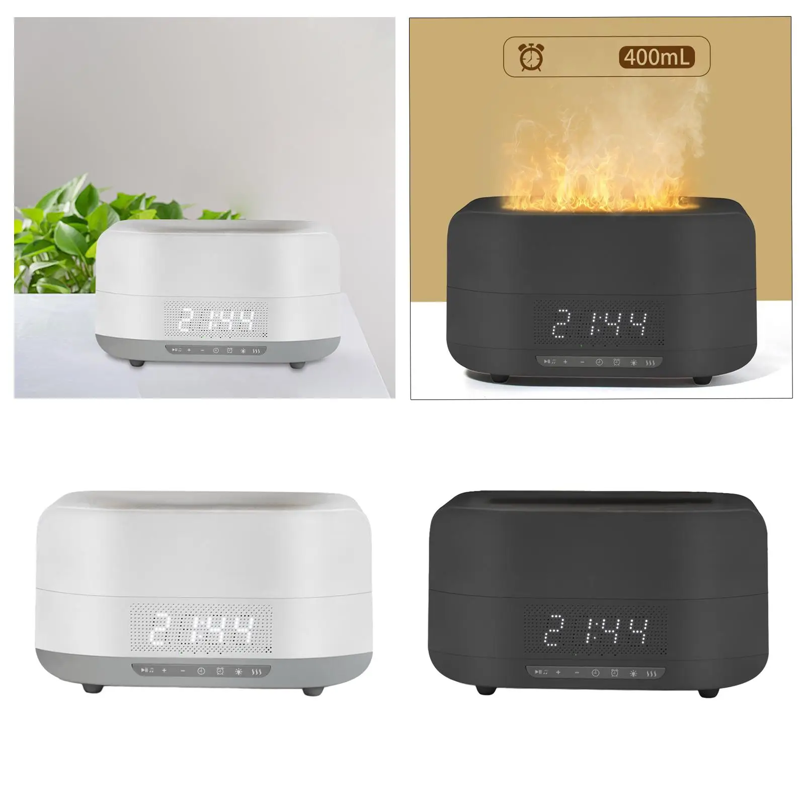 Flame Air Diffuser Baby Room 12W Aroma Diffuser Night Light Flame Humidifier