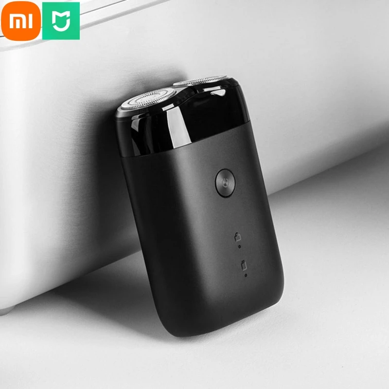 Xiaomi Mijia Small Electric Shaver S100 Floating Double Blade Type-C Charging Wet Dry Dual-use IPX7 Waterproof Portable Razor