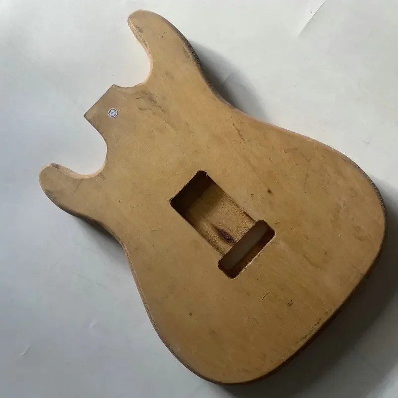 IB457 التالفة الصلبة باس الخشب ST نموذج الغيتار الكهربائي الجسم SSH التقاطات جسر اهتزاز للاستبدال وتقوم بها بنفسك لا دهانات #6