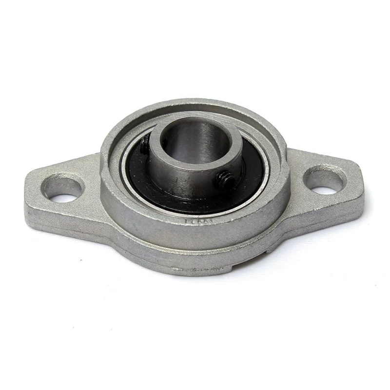 4X KFL001 Zinc Alloy Flanged Bearings Bearings Ball Bearings With Stand 12Mm