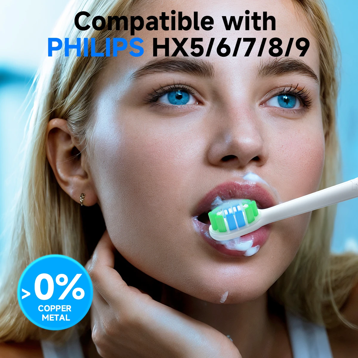 

12pcs Toothbrush Replacement Heads Compatible with Philips One Series Sonicare Rechargeable Toothbrush HY1200/06