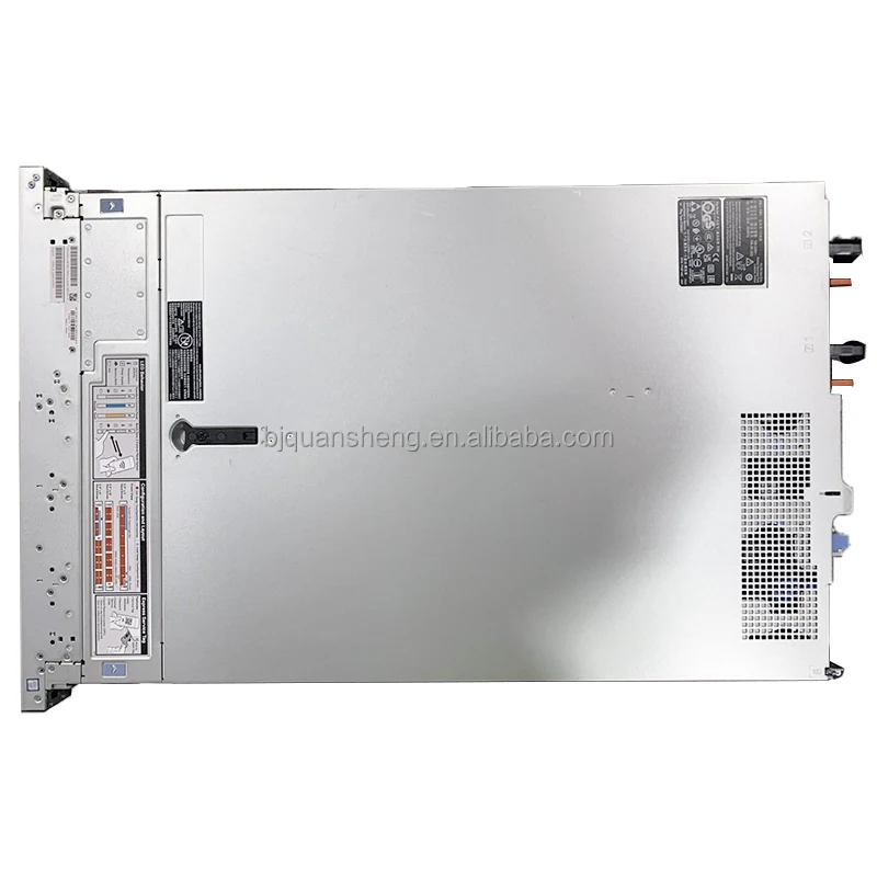 PowerEdge R640 1U Rack Server يستخدم معالج Xeon 64GB نظام تخزين شبكة الذاكرة في المخزون