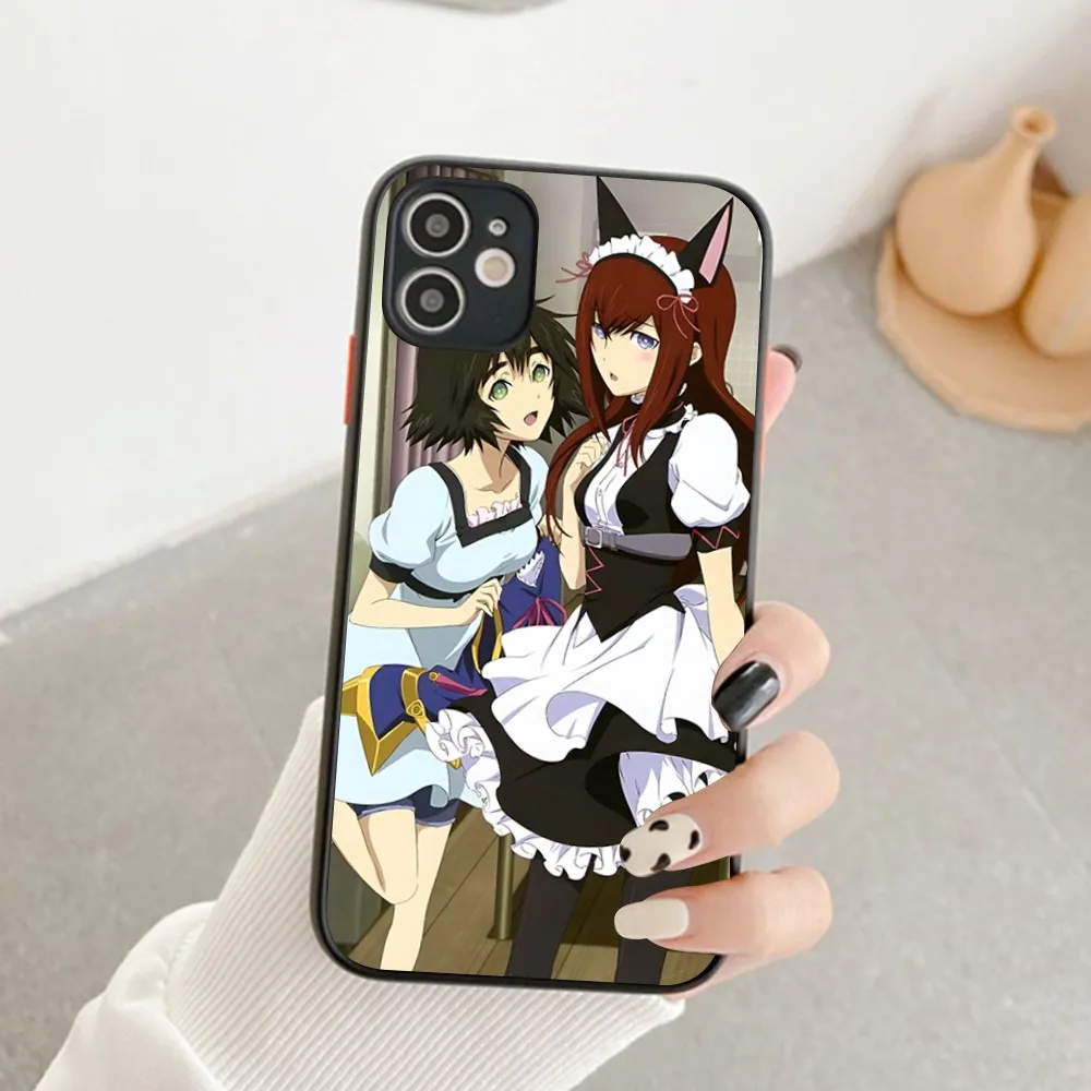 Steins Gate Okabe Anime Phone Case For IPhone 14 11 12 13 Mini Pro Max 8 7 Plus X XR XS MAX Translucent Matte Cover