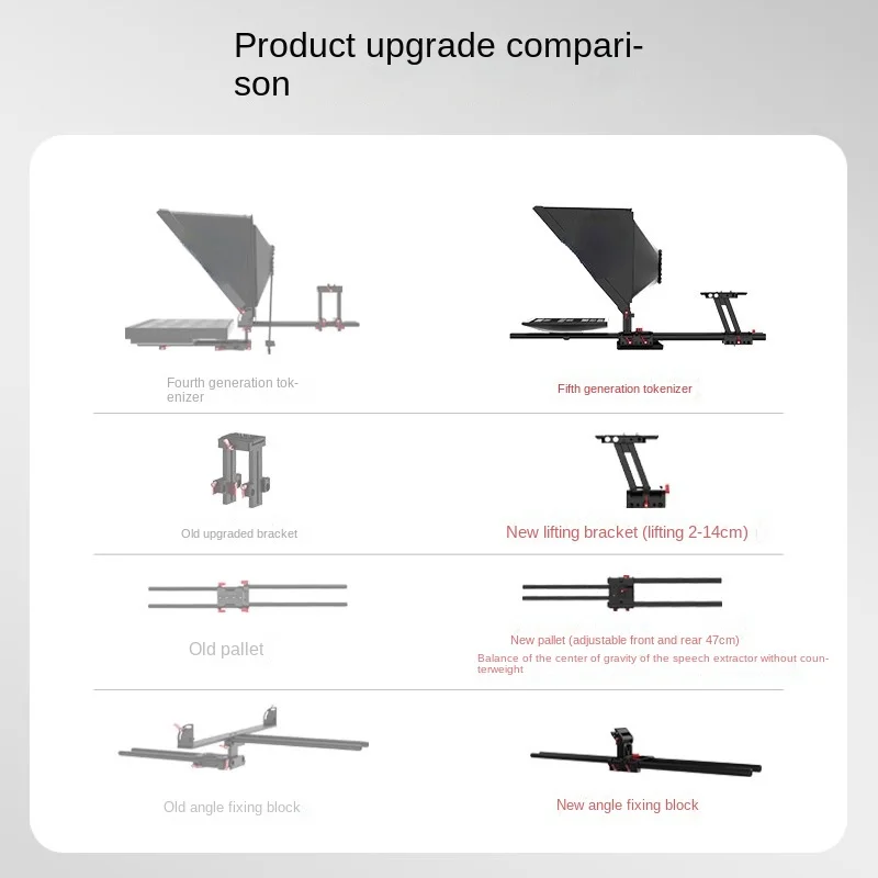 Applicable to Studio Announcer Teleprompter 24-Inch Double Screen Large Screen Prompter TY-T1100 24/S