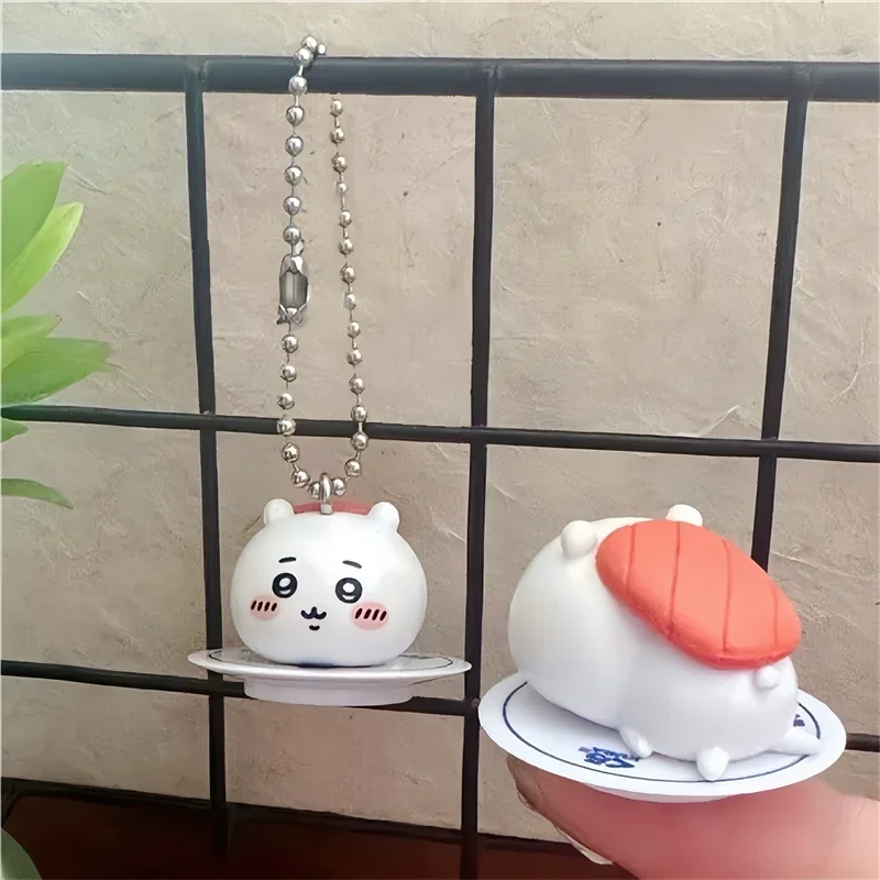 Tempura Sushi Animation Model Ornaments Cute Toys Self-deprecating Bear Usagi Hachiwares Pendant Statue Gifts Toys