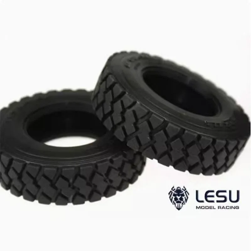 

Lesu 1/14 Truck Tamiya Trailhead Gravel Tire Skin Mud Dump Truck 85mm Diameter Tire Model Accessories