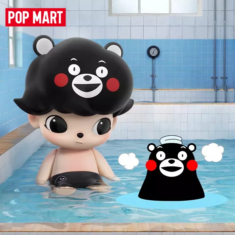 

Genuine POPMART MEGA JUST DIMOO 400% Kumamon Cute Figurine classic collaboration Trendy Toy Home Decoration Large Ornaments