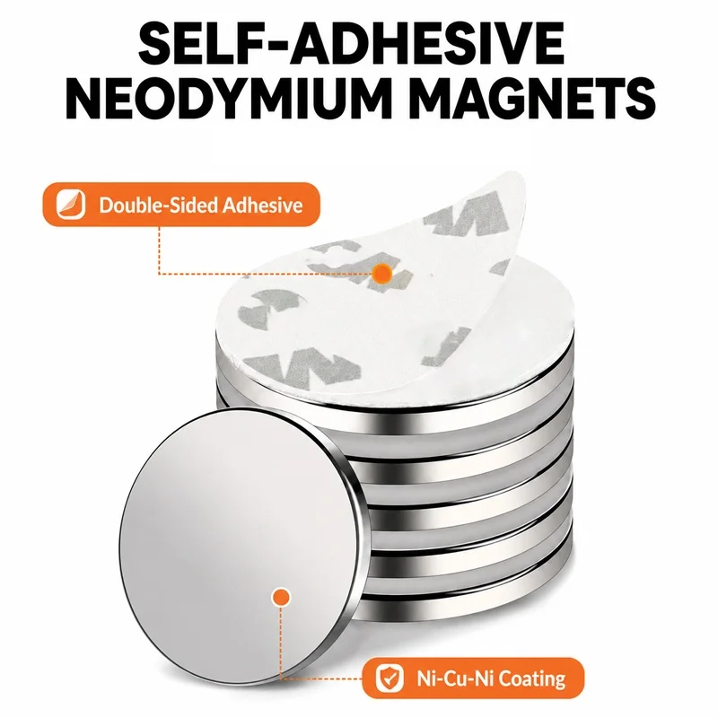 20mmx2mm Strong Magnets Neodymium Disc Magnets with Double-Sided Backing Small Round Magnet Refrigerator for Craft and Office