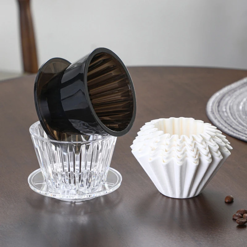 Transparent Acrylic Coffee Dripper Professional Pour Over Cone Coffee Filter Cup Household Café Utensils〔2025E〕 - Image 3