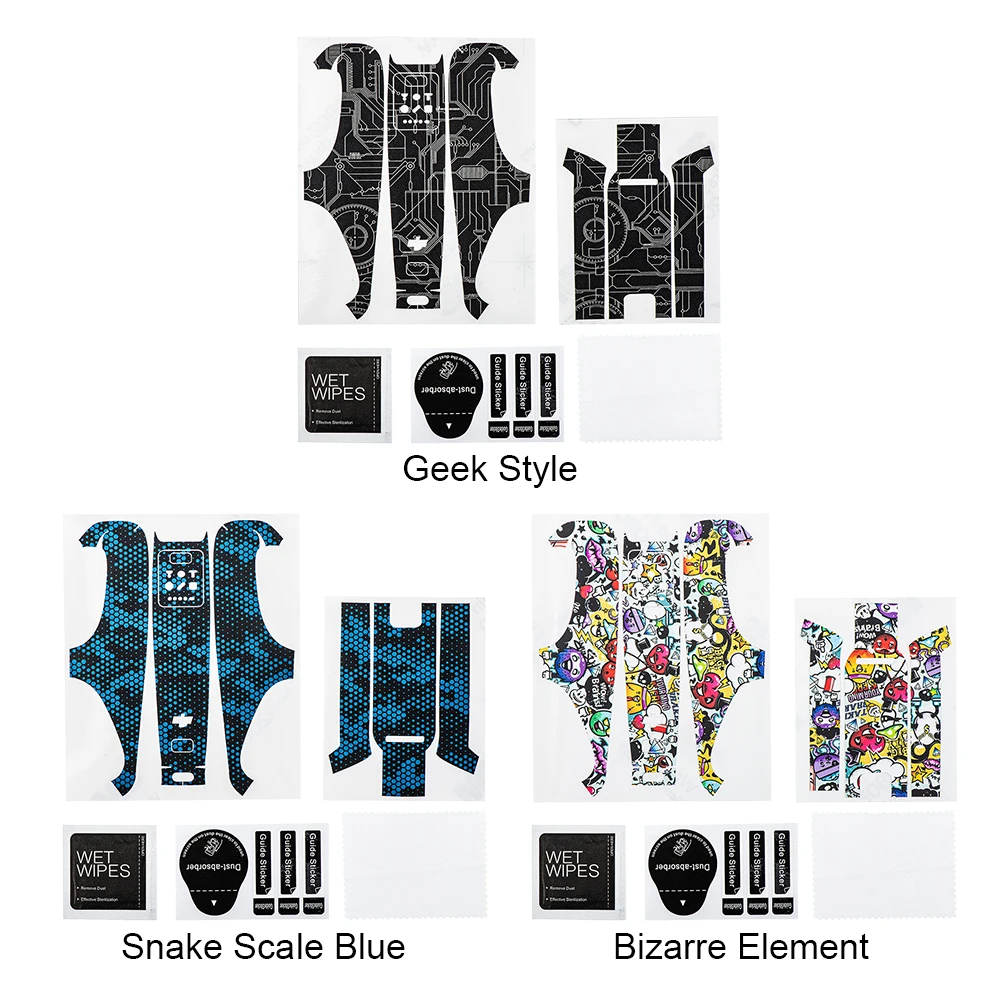 مجموعة ملصقات الفينيل شارات الطائرة بدون طيار DIY المضادة للخدش الملونة ملصق مزخرفة كومبو الجسم طبقة رقيقة واقية لملحقات DJI Neo