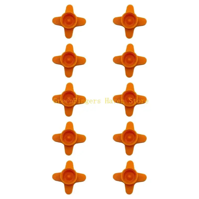 F68D 10Pcs Plastic Glass Glues Sealing Cap Universal Sealant Saver Cap for Standard Glues Bottles Portable Decoration Tool