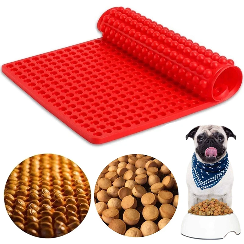 

468 Cavity Mini Round Silicone Mold Chocolate Drops Dog Treats Pan Semi Sphere Gummy Candy Ganache Jelly Pet Treats Baking Molds