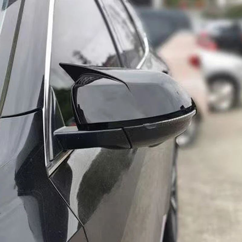 

Острая угловая декоративная крышка зеркала заднего вида, блестящая черная внешняя модификация для Haval F7 F7x 2021 2022 2023 2024