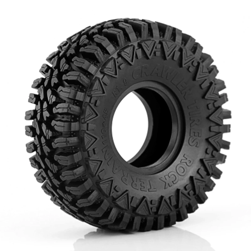 

4 шт. 110 мм (1,9 дюйма) резиновые шины для радиоуправляемых краулеров 1:10, таких как SCX10 90046, AXI03007, TRX4 Gen8 [№68 Toy]