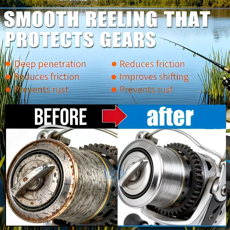 KJM Multi Purpose Oil Spray 100ML Fishing Reel Bearing Gear Lubricant For Bike Chains Locks Fans Machinery Anti Rust Oil - view 6