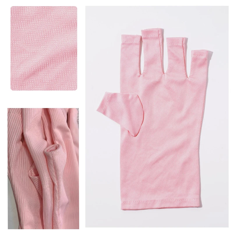 Nail Art Glove UV Protection Glove Anti Black Gloves Protecter For LED Lamp